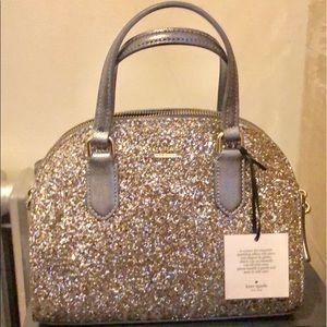 Gold Glitter Bag Kate Spade